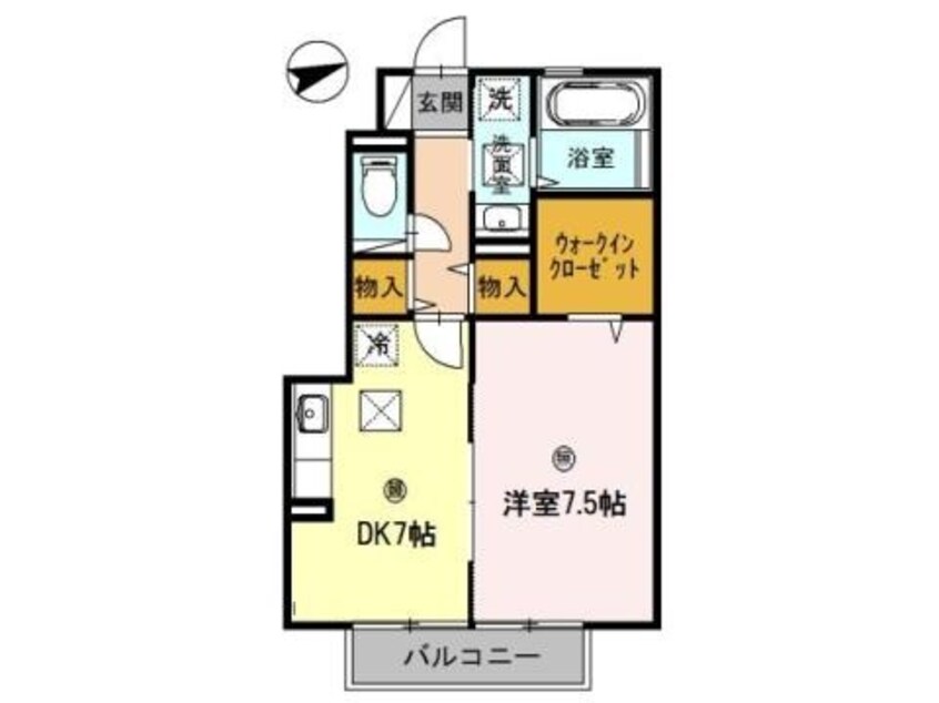 間取図 きのくに線・紀勢本線/宮前駅 徒歩19分 1階 築17年