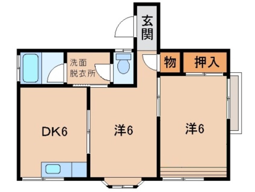 間取図 アーネスハイツわか