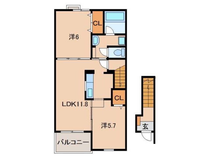 間取図 パルティールα