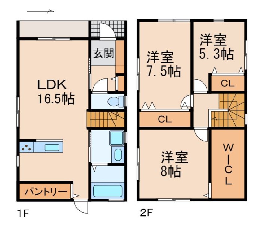 間取図 プルーム小雑賀