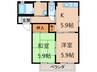 シャーメゾンＳＫ 2Kの間取り