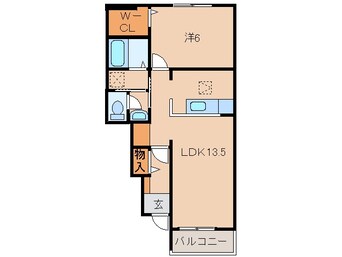 間取図 ランプロン　アヤ　Ⅰ