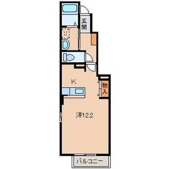 間取図 ハーベスト弐番館