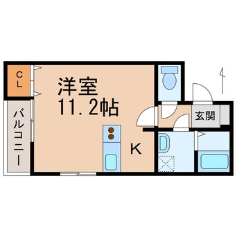 間取図 クラウンハイツ和歌浦東Ⅲ