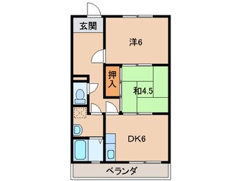 間取図 コーポラス千舟