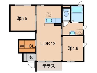間取図 シャーメゾン縁