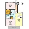 プリマヴェーラ春日 2DKの間取り