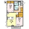 ブリエテラス 2LDKの間取り