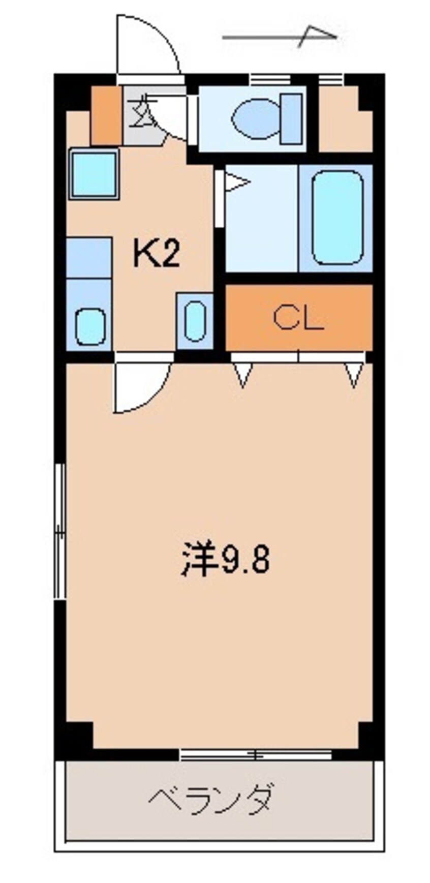 間取図 モスビル