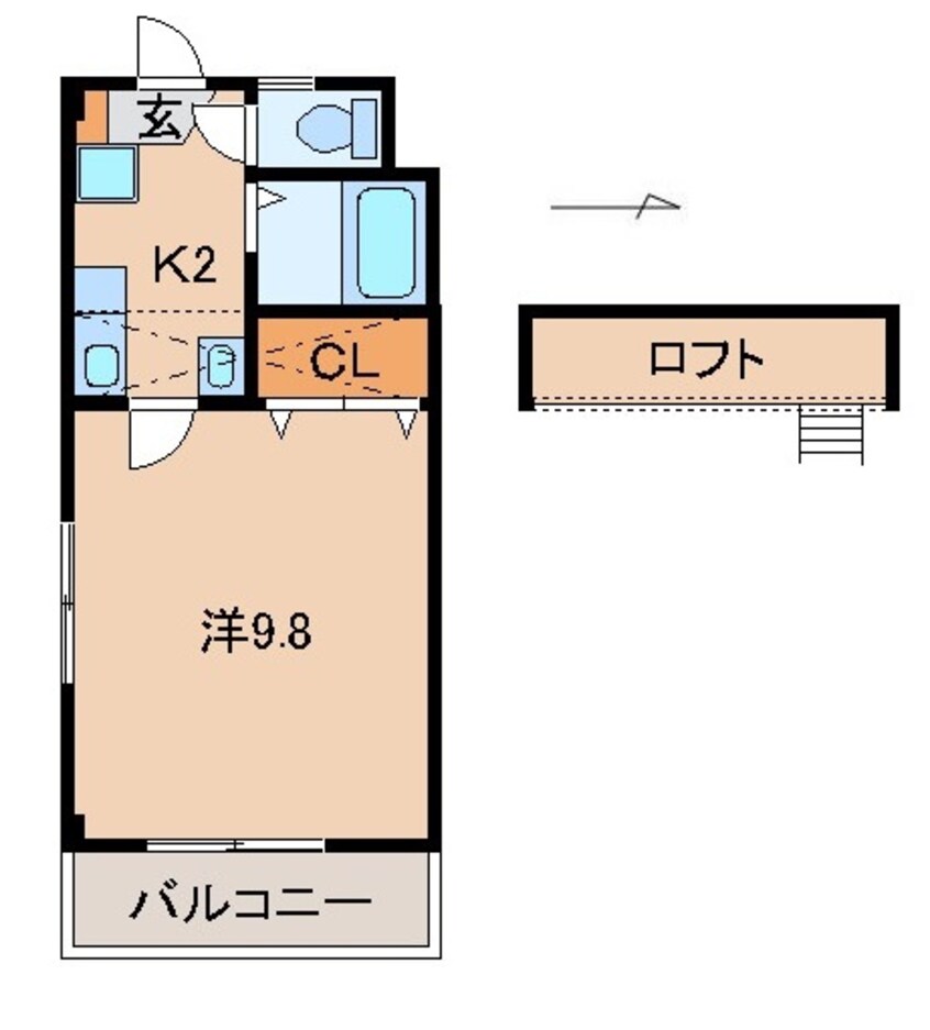 間取図 モスビル