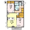南海本線/和歌山市駅 バス:15分:停歩8分 2階 築4年 2LDKの間取り