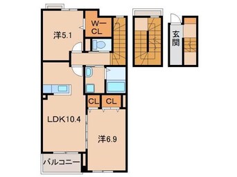 間取図 リヴェール聖