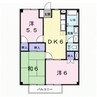 プロムナード菖蒲Ⅰ 3DKの間取り