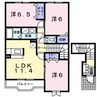南海本線/和歌山市駅 バス:10分:停歩9分 2階 築18年 3LDKの間取り