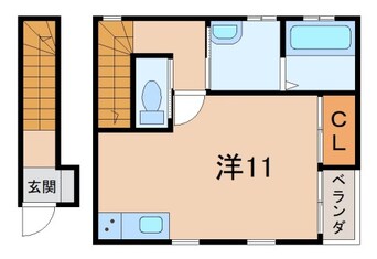 間取図 クラウンハイツ名高