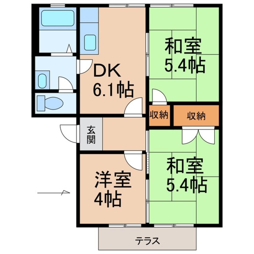 間取図 ディアスノバク