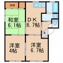 シャーメゾン笠松の間取図