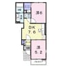 きのくに線・紀勢本線/箕島駅 徒歩20分 1階 築17年 2DKの間取り