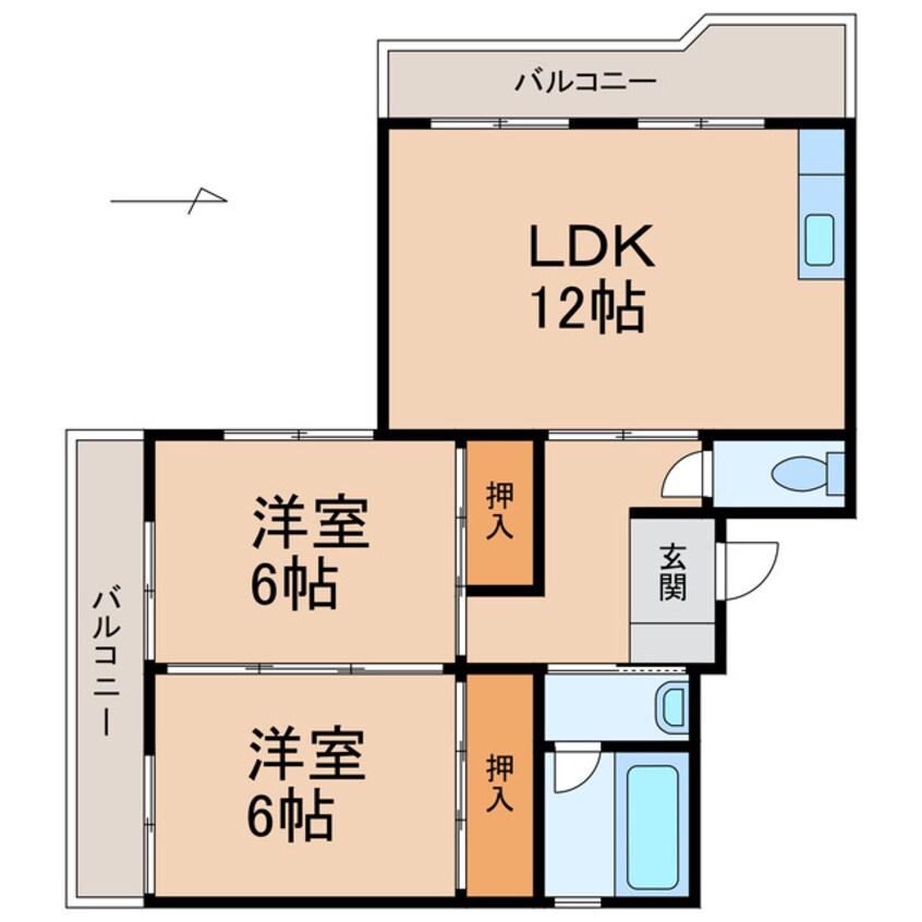 間取図 フェリースマンション