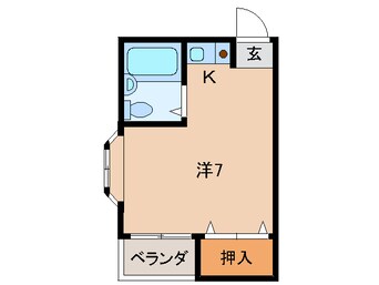 間取図 第３クラウンハイツ