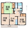 コーポ芦辺 3DKの間取り