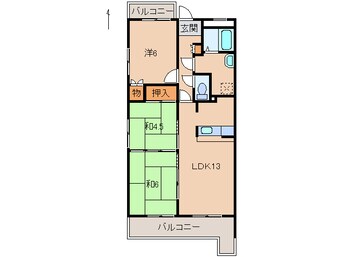 間取図 ドミール堀止２番館