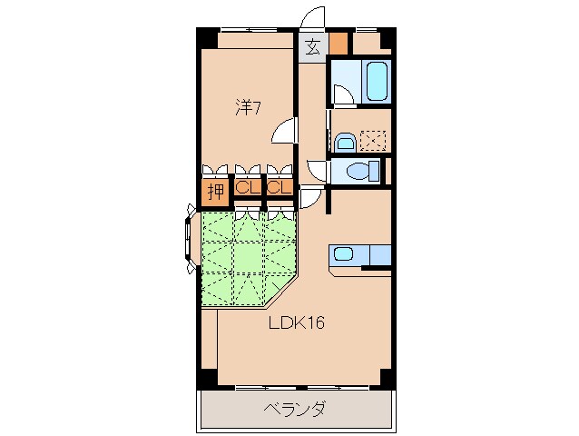 間取り図 ブルーミングシャトー