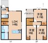 ヤマイチテラス西浜 3LDKの間取り