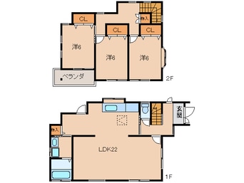 間取図 一戸建7836
