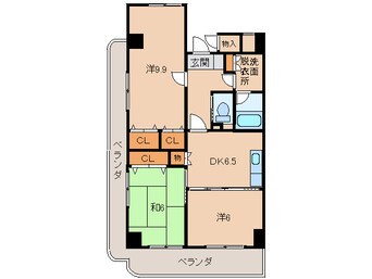 間取図 EAST VILLAGE 2001