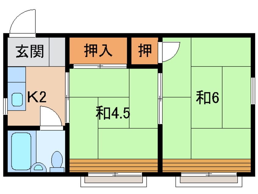 間取図 秀和コーポ