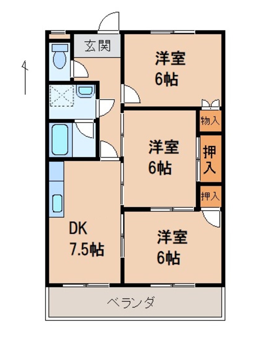 間取図 泉マンション