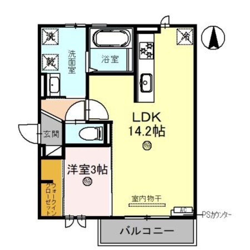 間取図 南海本線/和歌山市駅 バス11分花王橋下車:停歩5分 2階 1年未満