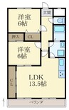 ハウスリット 2LDKの間取り