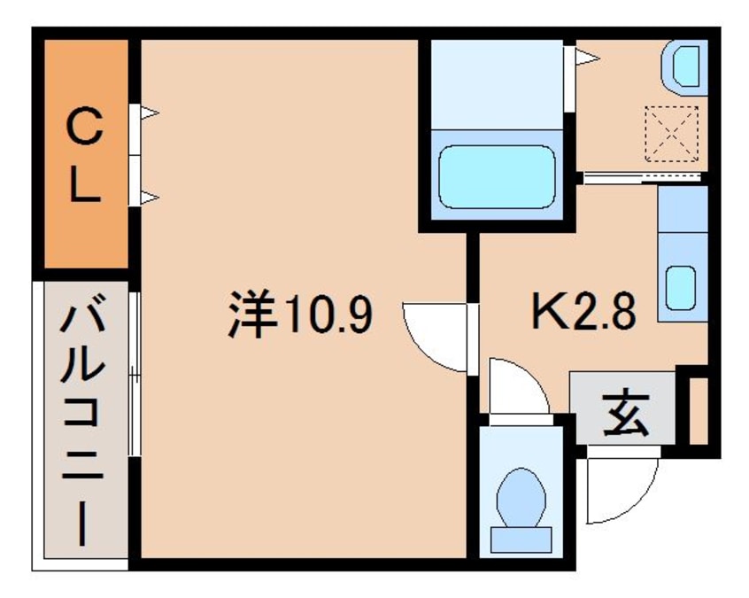 間取図 フジパレス和歌山黒田Ⅲ番館