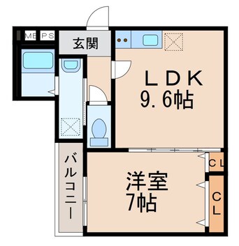 間取図 フジパレス田中町Ⅱ番館