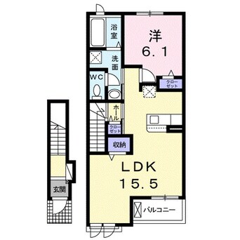 間取図 リ・トレゾール