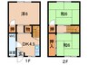 松野マンション 3DKの間取り