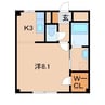 モイス・シャーム 1Rの間取り