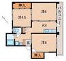 ハイツ下津 3Kの間取り
