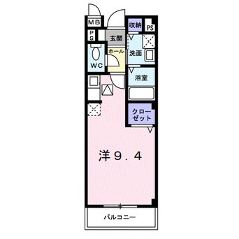 間取図 きのくに線・紀勢本線/紀三井寺駅 徒歩20分 1階 築18年