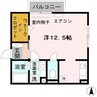 あーばんはいつ神前　Ａ棟 1Rの間取り