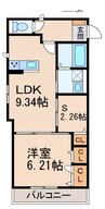 クレリア和歌山 1LDK+Sの間取り