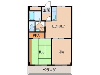 間取図 アネーロＵ