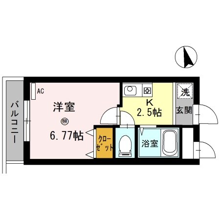 間取り図 ヴィラ栄谷