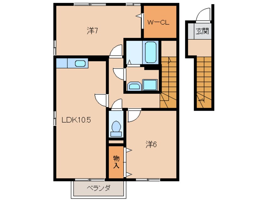 間取図 ドエル・ＴＯＭＯ