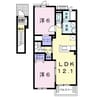フォルトゥーナ 2LDKの間取り