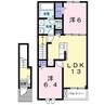 きのくに線・紀勢本線/和歌山市駅 バス:17分:停歩10分 2階 築浅 2LDKの間取り