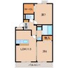 グレイス ヒルズ 2LDKの間取り