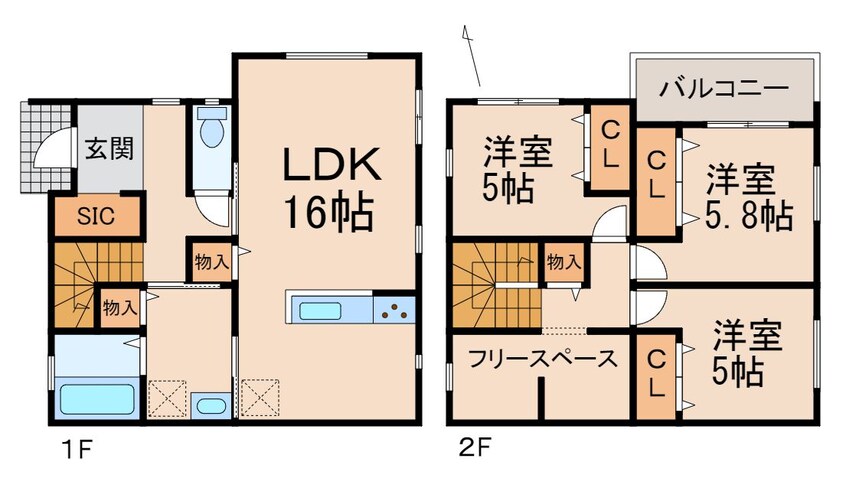 間取図 ルピナス・コート